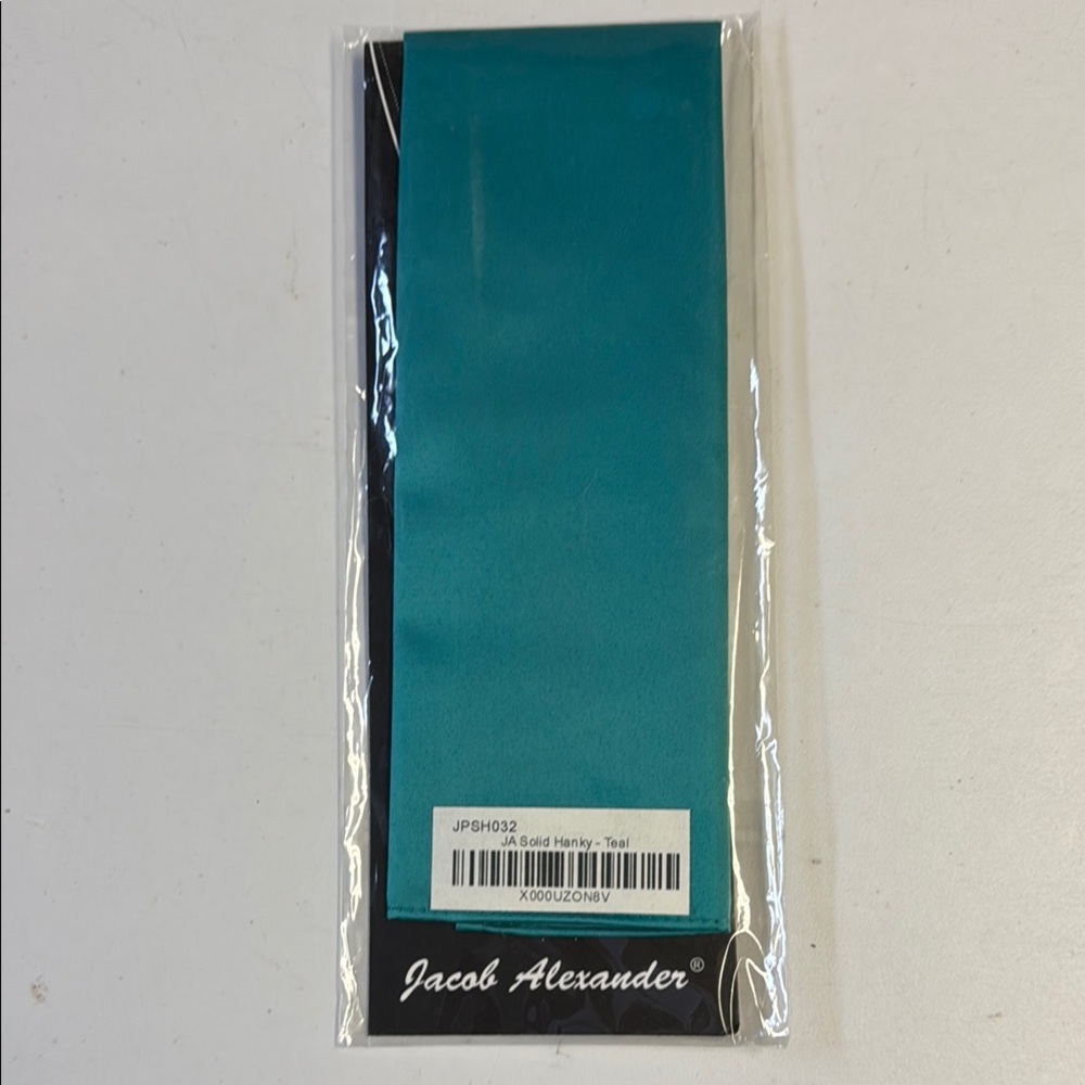 Teal Pocket Square